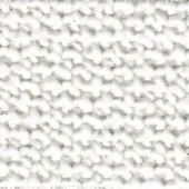 White woven fabric texture with horizontal ribs, displaying a nubby surface and subtle tonal variations for depth and a plush appearance.